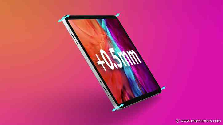New 12.9-Inch iPad Pro Will Be 0.5mm Thicker to Accommodate Mini-LED Display