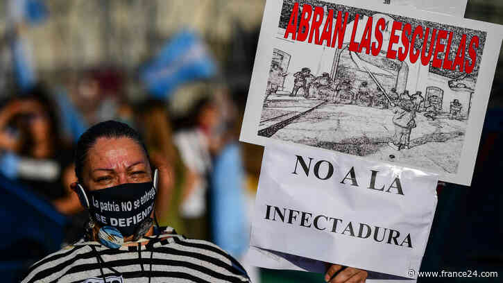 Suspensión de clases en Buenos Aires en medio de una guerra judicial - FRANCE 24