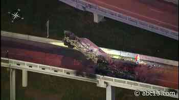 Houston traffic: 2 killed in crashes overnight involving 18-wheeler and street sweeper - KTRK-TV