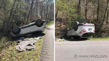Man rescued retrieving Bible from overturned car, airlifted to UT Medical Center - WKYT
