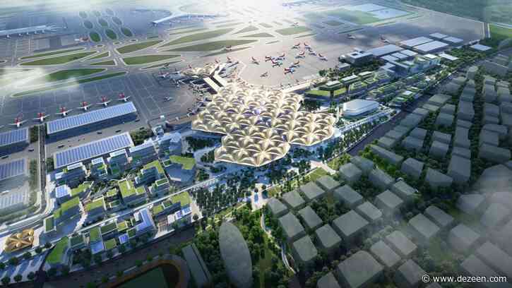 Grimshaw models Shenzhen airport transport hub on mangrove trees