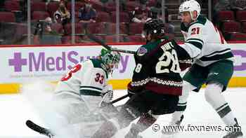 Talbot stops 22 shots, Wild beat Coyotes 5-2