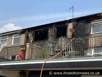 Three casualties rushed to hospital after Little Hulton blaze
