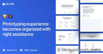 Blank - Wireframe kit to built websites quickly