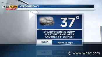 First Alert Weather: Snow Wednesday, gone by Friday