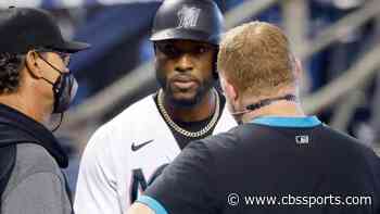 Marlins' Starling Marte placed on injured list with fractured rib, pausing his red-hot start to season