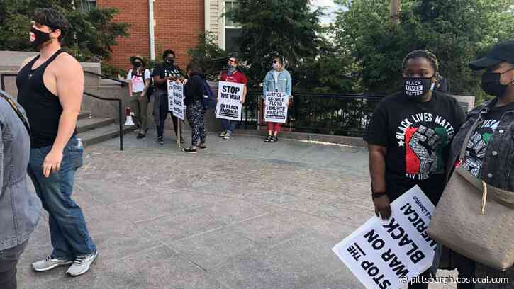 Pittsburghers Gather At Freedom Corner After Jury Finds Derek Chauvin Guilty In Murder Of George Floyd