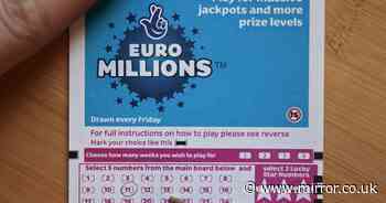 British EuroMillions ticketholder scoops massive £59m jackpot
