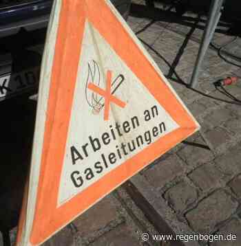 Gasaustritt in Höllstein - Regenbogen