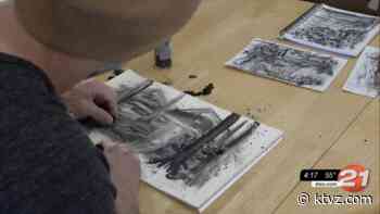 Bringing back the 'memory of the forest': Bend man turns wildfire charcoal into art - KTVZ