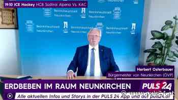 Bürgermeister von Neunkirchen schildert Erdbeben - PULS 24