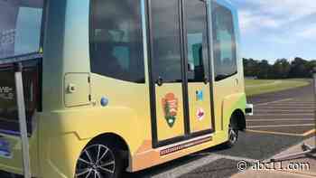 Self-driving shuttles debut at Wright Brothers National Memorial