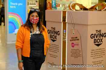 Ealing Broadway giant 'giving box' to remain throughout year