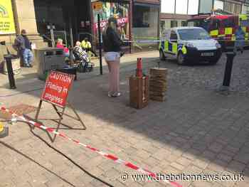 BBC drama Traces season 2: Crews film bomb scene outside Bolton Market Place - The Bolton News
