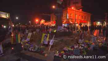 Crowds gathered across Minneapolis following Chauvin verdict
