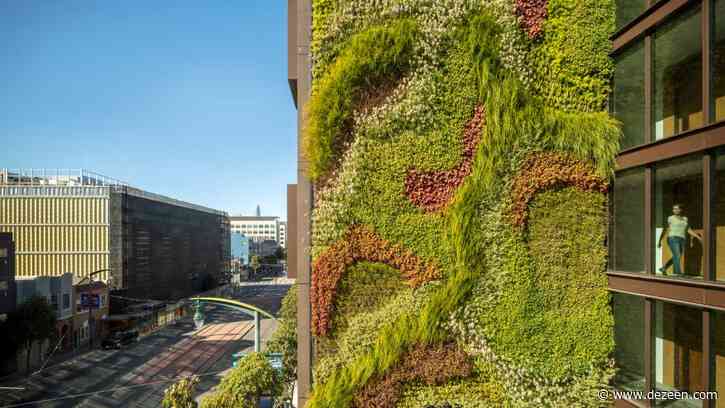 Green wall grows five storeys up San Francisco apartment block