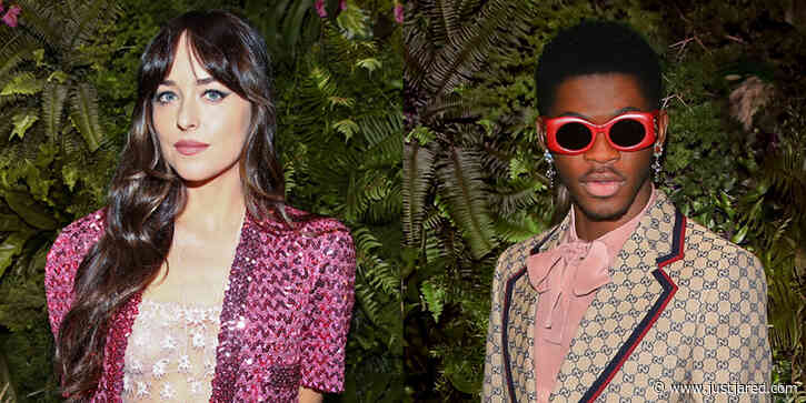Dakota Johnson & Lil Nas X Look Chic at Digital Screening of Gucci Aria