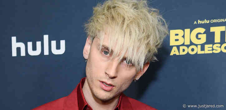 Machine Gun Kelly's Neck Slit Tattoo Looks Extremely Realistic