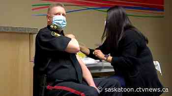 'They’re saving people’s lives': 150 Saskatoon police officers get their COVID-19 vaccine
