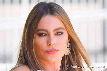 Sofia Vergara Goes 2000s-Chic in a Lace Camisole, Zebra Skirt & Towering 6-Inch Heels - Footwear News