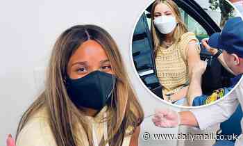 Sofia Vergara, Ciara, Bethenny Frankel and Joe Jonas get vaccinated over the weekend - Daily Mail