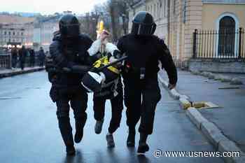 Nearly 1,500 Reported Arrested at Navalny Rallies in Russia