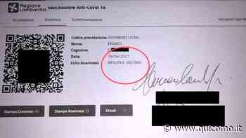 Il suoi medici gli consigliano Pfizer ma a Villa Erba gli impongono AstraZeneca, lui non ci sta: "Allora firmi il rifiuto al vaccino" - QuiComo