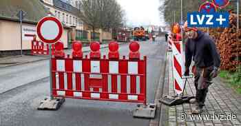 Parkstraße in Oschatz seit Montag für Verkehr gesperrt - Leipziger Volkszeitung