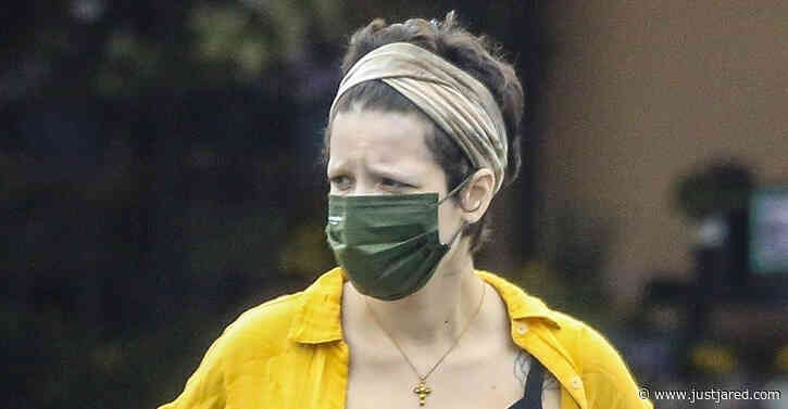 Halsey Shares a Peek of Her Baby Bump While Running Errands