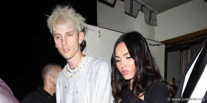 Machine Gun Kelly Shows Off New Neck Tattoo During Dinner With Megan Fox