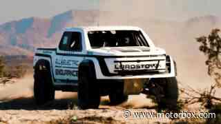 Auto elettriche: Pick-up elettrico al rally raid: fermo dopo 64 km. Il video - Motorbox