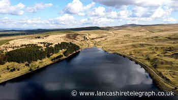 Burnley: Fire close to Hurstwood Reservoir near Worsthorne