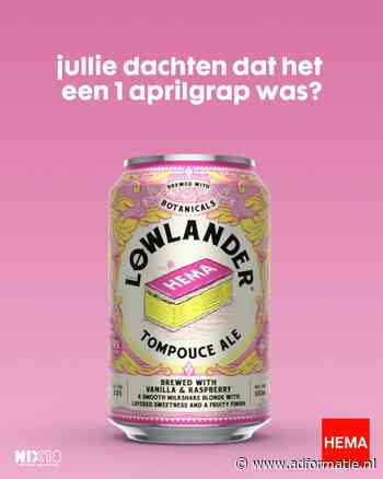 Hema komt met tompouce-bier