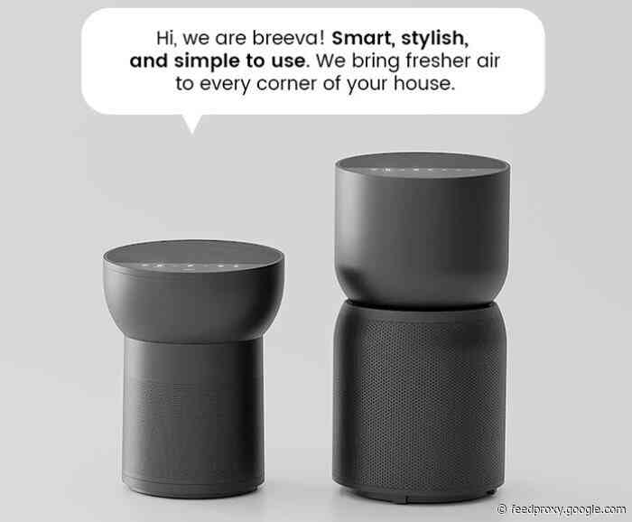 Breeva personal air purifier with H13 HEPA filter