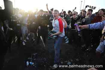 Supporters arrive at grounds to protest against proposed European Super League - Barrhead News