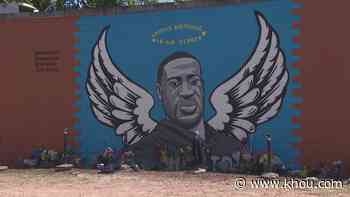 Murals of George Floyd invite people to connect with Houston's Third Ward - KHOU.com