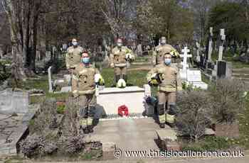 Bromley firefighters remember victims of deadly WW2 bombing