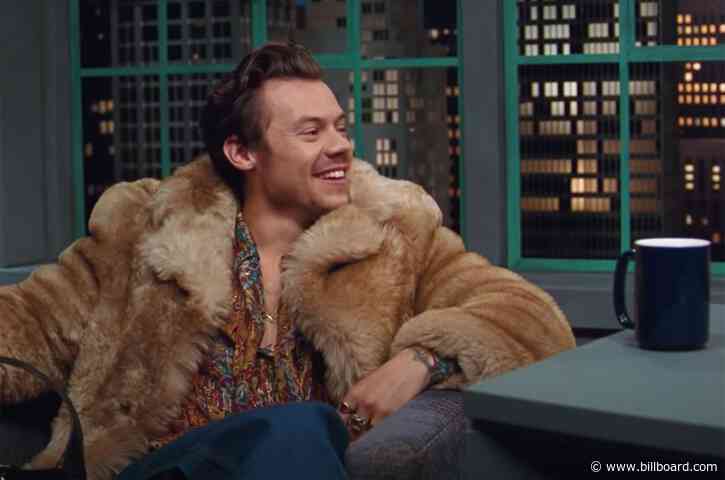 Harry Styles Finds Himself in the Hot Seat of Gucci’s Beloved Campaign With James Corden