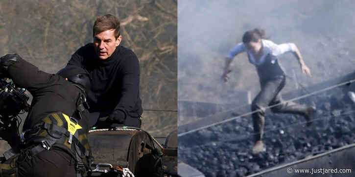 Tom Cruise & Hayley Atwell Film Intense Action Scenes on Top of a Moving Train for 'Mission: Impossible 7'!