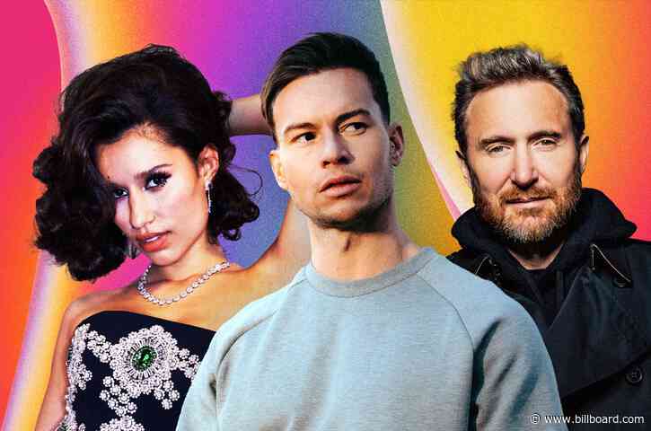 Joel Corry, Raye & David Guetta Get Comfy Atop Dance/Mix Show Airplay Chart With ‘Bed’