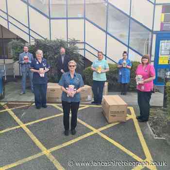 Children at Burnley Hospital surprised with teddy bears