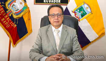 Muere por covid-19 el gobernador de la provincia de Napo, Edwin Tello - CNN