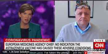 Van Ranst vertelt CNN waarom vaccinatie met AstraZeneca verdergaat - De Standaard
