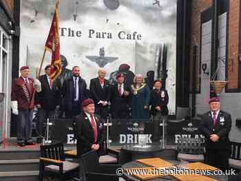 Mayor of Bolton reopens veteran's cafe with poignant mural - The Bolton News