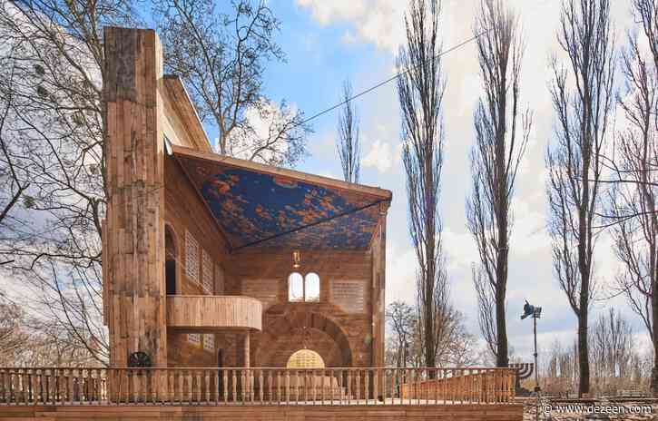 Manuel Herz Architects creates synagogue that opens like a pop-up book
