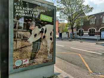 À Lille et Arras, les agriculteurs s'affichent sur les arrêts de bus pour casser les préjugés - actu.fr