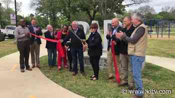 WebXtra: Ribbon cutting marks opening of revitalized Emmett J. Scott Park in Tyler - KLTV