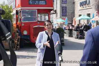 Home Secretary Priti Patel in Clitheroe ahead of Police and Crime Commissioner elections