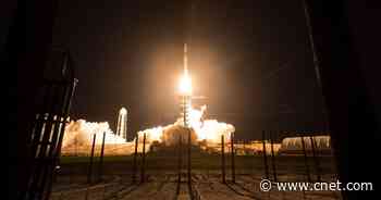SpaceX Falcon 9 rockets Crew-2 astronauts off Earth in a blaze of glory     - CNET