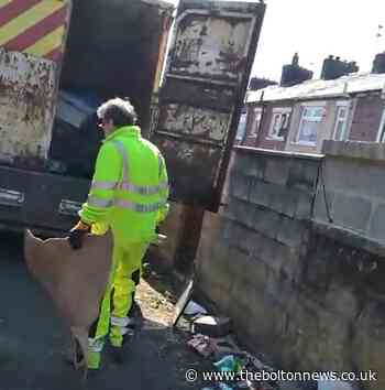 Council defend cleaner who was told to pick up extra rubbish